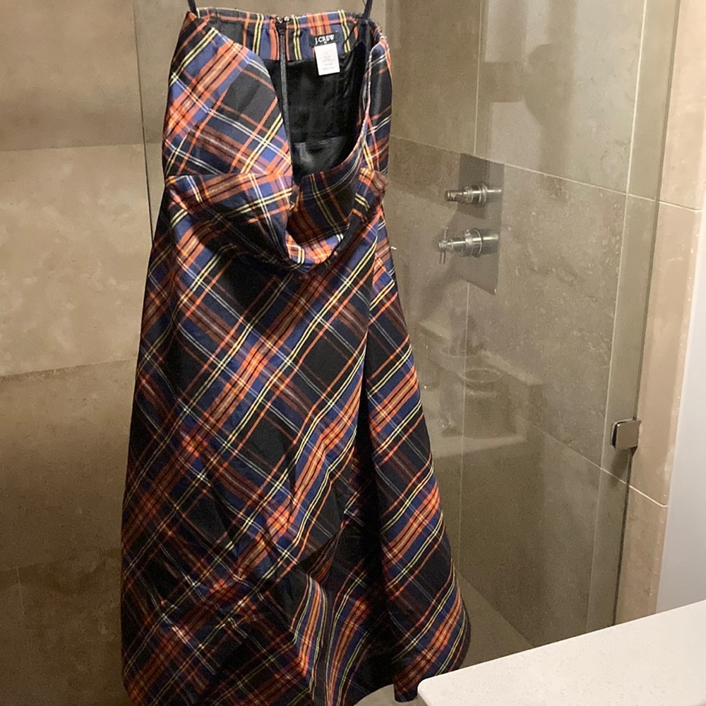 J crew plaid dress